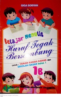 Image of 1B - Belajar menulis huruf tegak bersambung