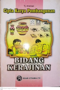 Image of Bidang kerajinan - cipta karya pembangunan